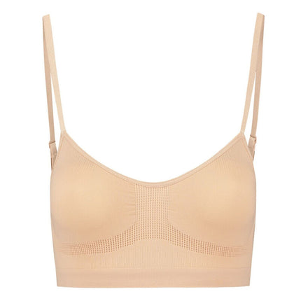 BYE-BRA - MEDIUM CONTROL BRA SEAMLESS BLACK SIZE S