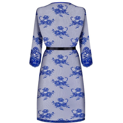 OBSESSIVE - COBALTESS PEIGNOIR L/XL