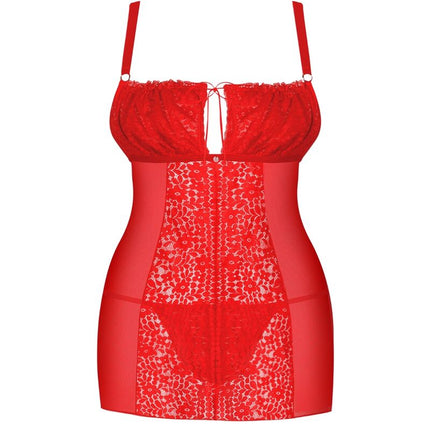 OBSESSIVE - BLOSSMINA CHEMISE AND TANGA 4XL/5XL