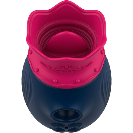 INTENSE - CLIT STIMULATOR 10 LICKING AND SUCTION FREQUENCIES - BLUE