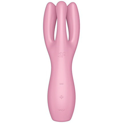 SATISFYER - THREESOME 3 VIBRATOR PINK