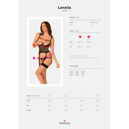 OBSESSIVE - LANELIA CORSET XS/S