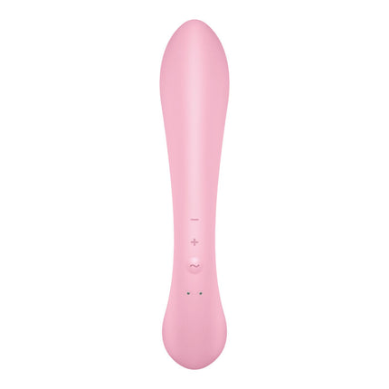 SATISFYER - TRIPLE OH HYBRID VIBRATION PINK