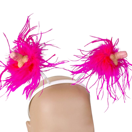 FEMARVI - MARABOU SPRING PITO HEADBAND 6 UNITS