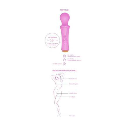 XOCOON - THE PERSONAL WAND FUCHSIA