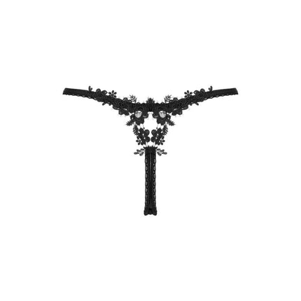 OBSESSIVE - CELIA NOIR THONG XS/S