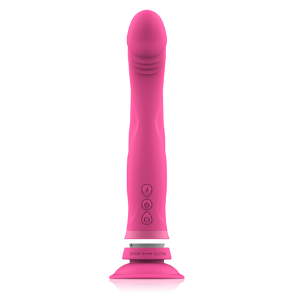 INTENSE - MICHELANGELO PINK SILICONE VIBRATOR DILDO