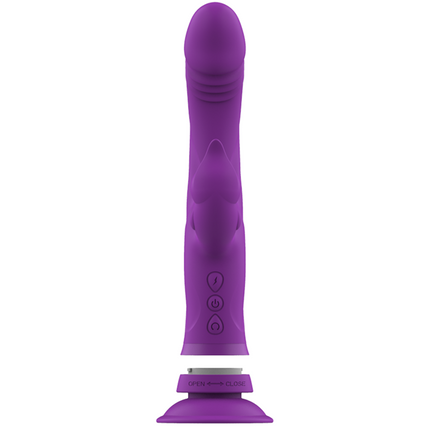 INTENSE - CASANOVA RABBIT SILICONE VIBRATOR TRIPLE MOTOR PURPLE