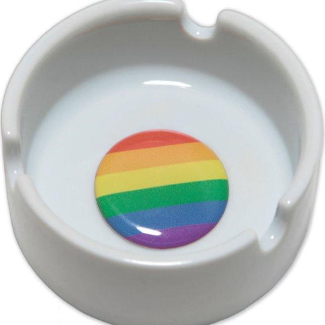 PRIDE - ROUND LGBT FLAG CANDLESTICK 6 mm