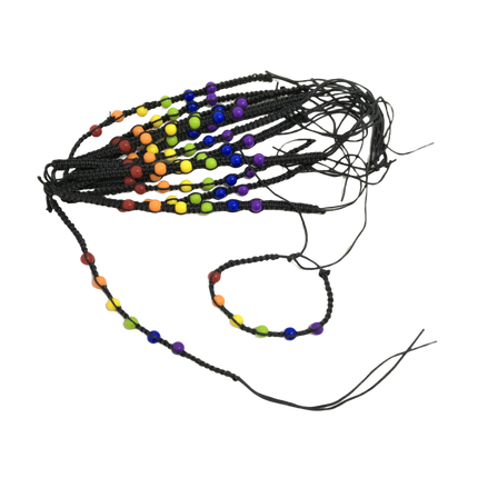 PRIDE - LUCKY TURKISH EYE BRACELET LGBT FLAG