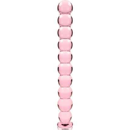 NEBULA SERIES BY IBIZA - MODEL 22 DILDO BOROSILICATE GLASS CLEAR 21.5 CM -O- 2.5 CM