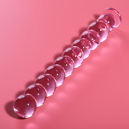 NEBULA SERIES BY IBIZA - MODEL 22 DILDO BOROSILICATE GLASS CLEAR 21.5 CM -O- 2.5 CM