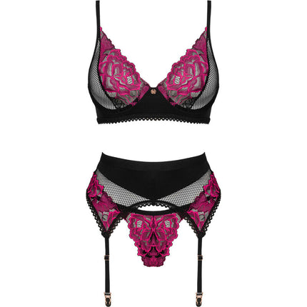 OBSESSIVE - ROSENTY SET THREE PIECES XS/S