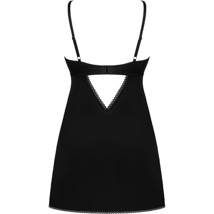 OBSESSIVE - ROSENTY CHEMISE & THONG XS/S