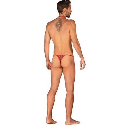 OBSESSIVE - MS MERRILO THONG & BOW TIE ONE SIZE