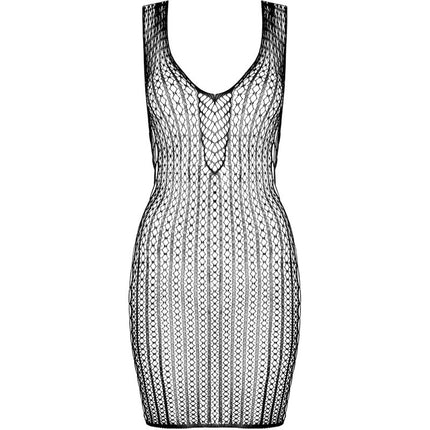 PASSION - BS097 BLACK BODYSTOCKING ONE SIZE