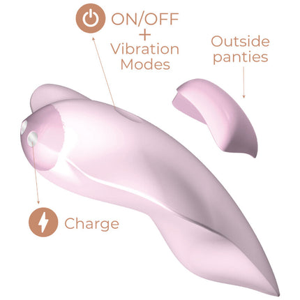 ADRIEN LASTIC - TEMPTATION PINK CLITORIS STIMULATOR - FREE APP