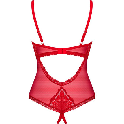 OBSESSIVE - CHILISA CROTCHLESS TEDDY XS/S