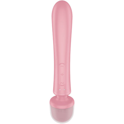 SATISFYER - TRIPLE LOVER RABBIT VIBRATOR MASSAGER PINK