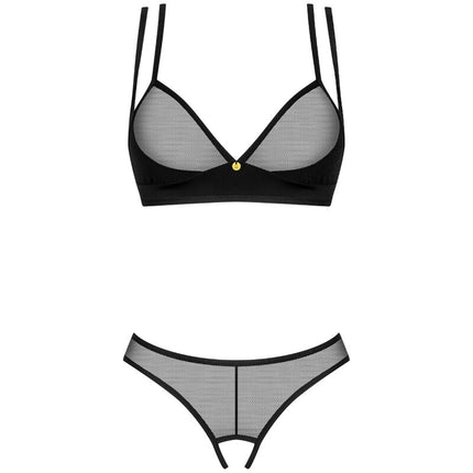 OBSESSIVE - NESARI SET TWO PIECES CROTCHLESS M/L