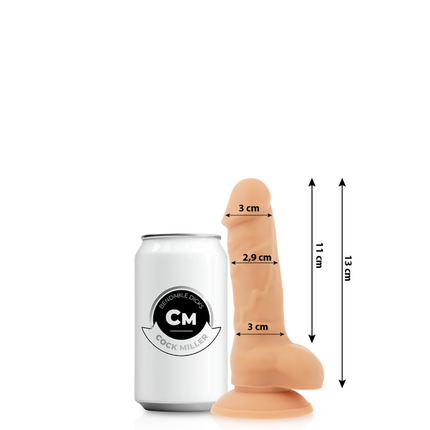 COCK MILLER - SILICONE DENSITY COCKSIL ARTICULABLE 13 CM