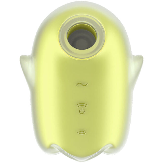 SATISFYER - GLOWING GHOST AIR PULSE & VIBRATOR YELLOW