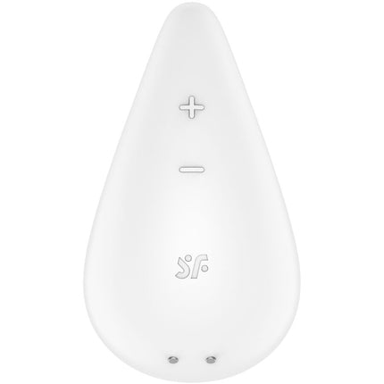 SATISFYER - DEW DROP VIBRATOR LAY-ON WHITE