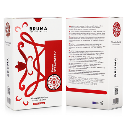 BRUMA - LIQUID VIBRATOR ULTRA SLIDING STRAWBERRY 15 ML
