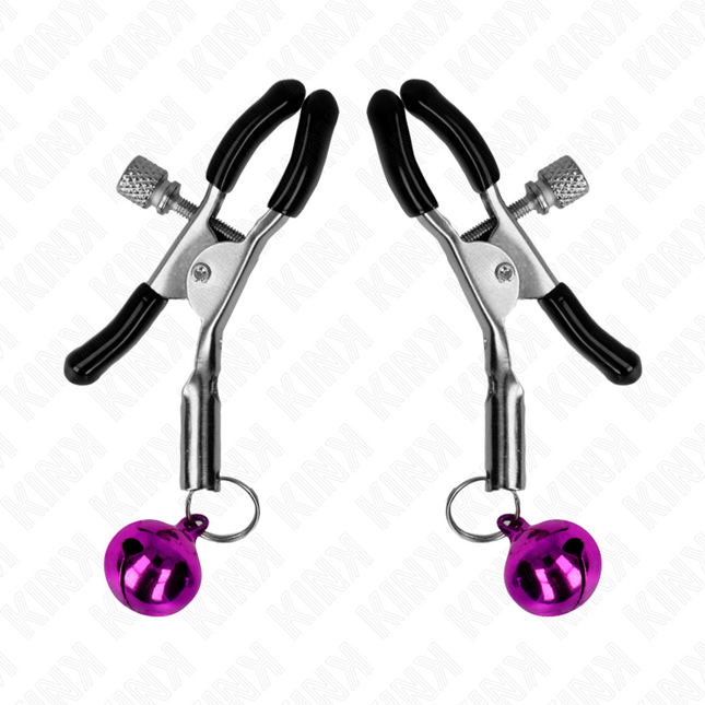 KINK - PURPLE SINGLE BELL NIPPLE CLAMP 6 CM