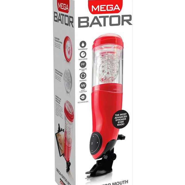 EXTREME TOYZ - PDX MEGA BATOR USB MALE MASTURBATOR MOUTH RED