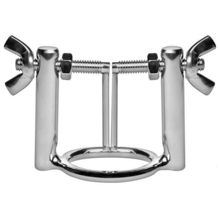 METAL HARD - GLAND RING WITH URETHRAL DILATOR PRESS