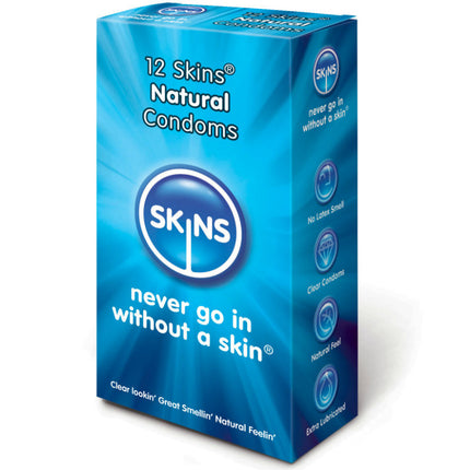 SKINS - CONDOM NATURAL PACK 12