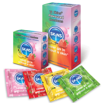 SKINS - CONDOM FLAVOURS 12 PACK