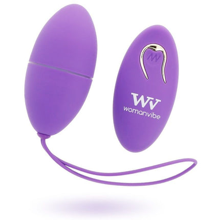 WOMANVIBE - ALSAN EGG REMOTE CONTROL BLACK SILICONE PURPLE