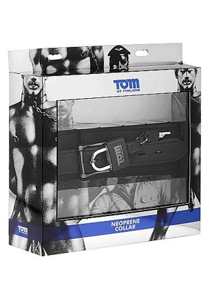 TOM OF FINLAND - NEOPRENE COLLAR WITH LOCK