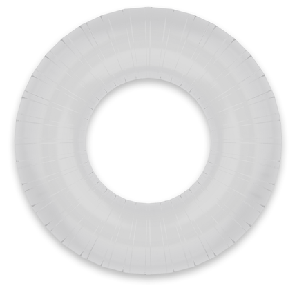 POWERING- SUPER FLEXIBLE AND RESISTANT PENIS RING 4.5CM PR07 CLEAR